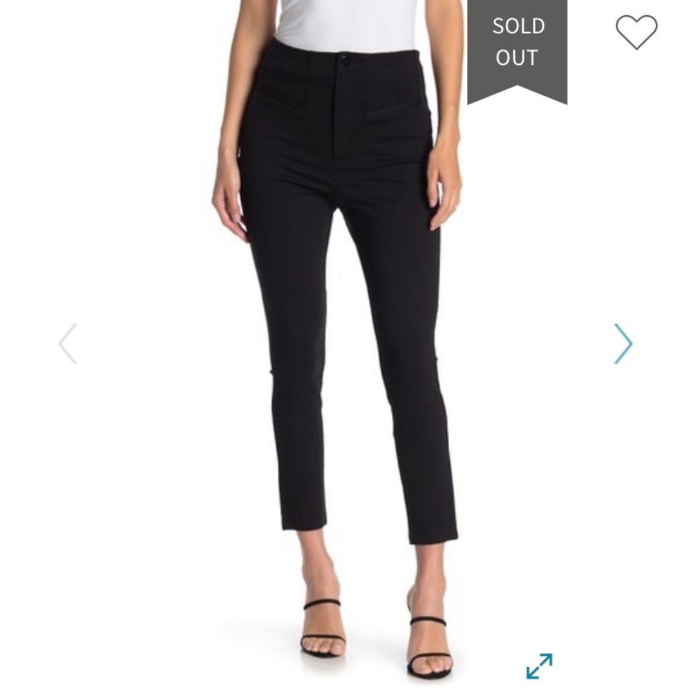 Free People Elena High Wasted Skinny Scuba Pants